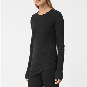 ALLSAINTS Keld Crew Neck Merino Wool Sweater